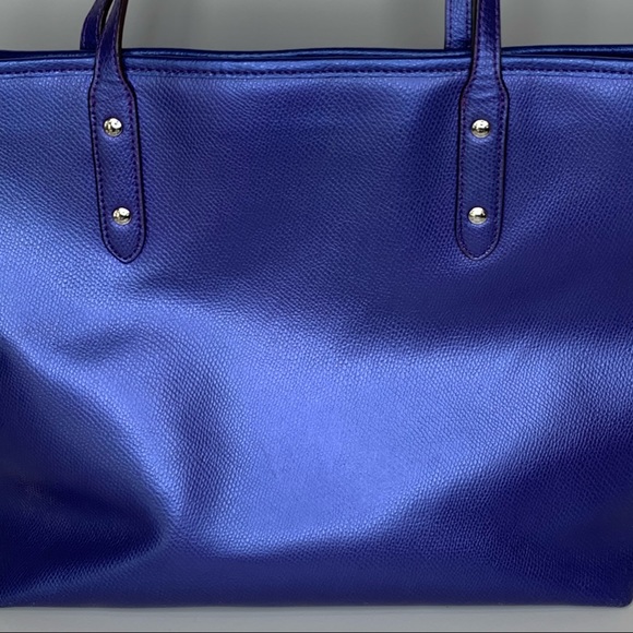 COACH PURPLE ULTRA VIOLET CITY ZIP TOTE HANDBAG - Picture 3 of 16